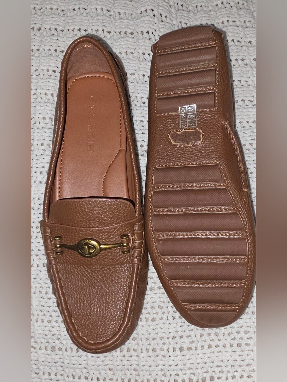 Coach Women Crosby Driver L Saddle FG1204 Size 9 - Picture 10 of 10